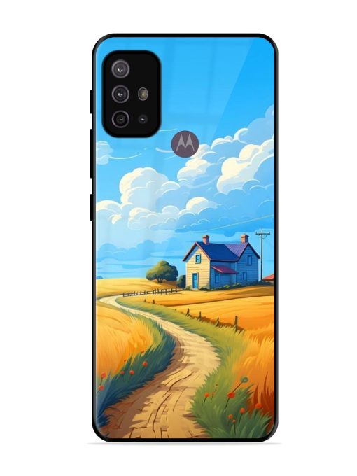 Countryside Cottage Glossy Soft Edge Case for Motorola Moto G30