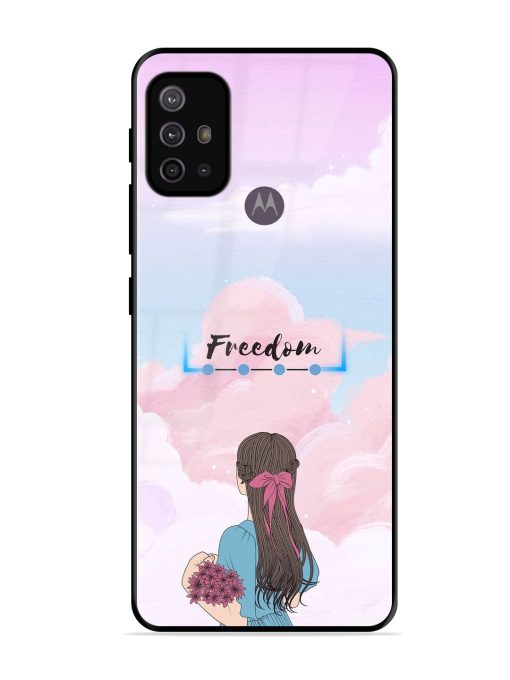 Skyward Dreams Glossy Soft Edge Case for Motorola Moto G30 Chachhi