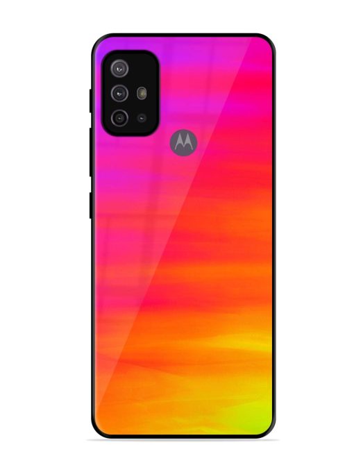 Neon Horizon Glossy Soft Edge Case for Motorola Moto G30
