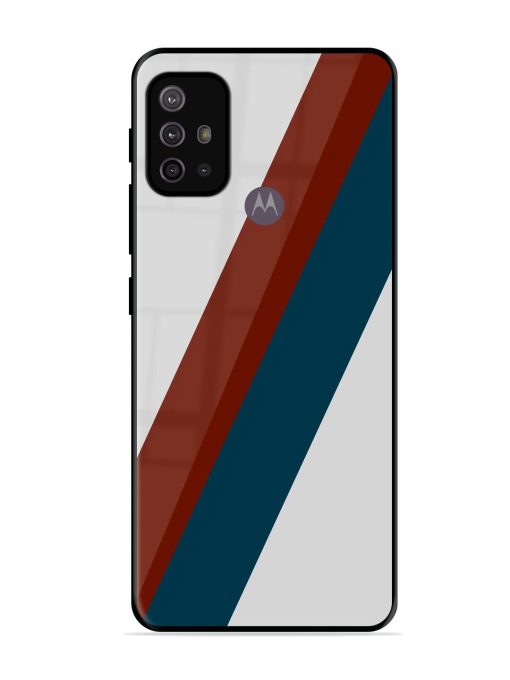 Slanted Stripes Glossy Soft Edge Case for Motorola Moto G30