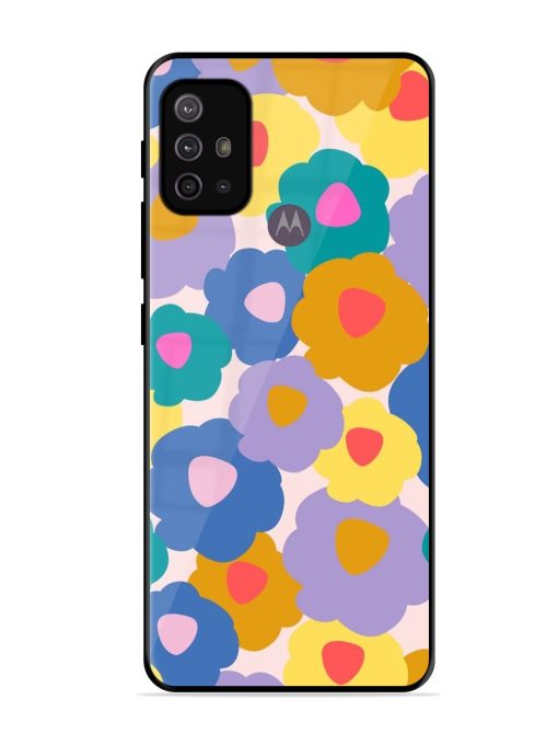 Flower Power Glossy Soft Edge Case for Motorola Moto G30 Chachhi