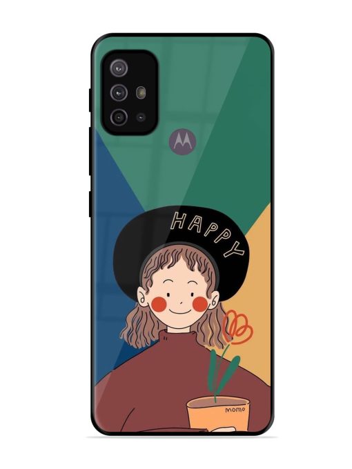 Happy Momo Glossy Soft Edge Case for Motorola Moto G30 Chachhi