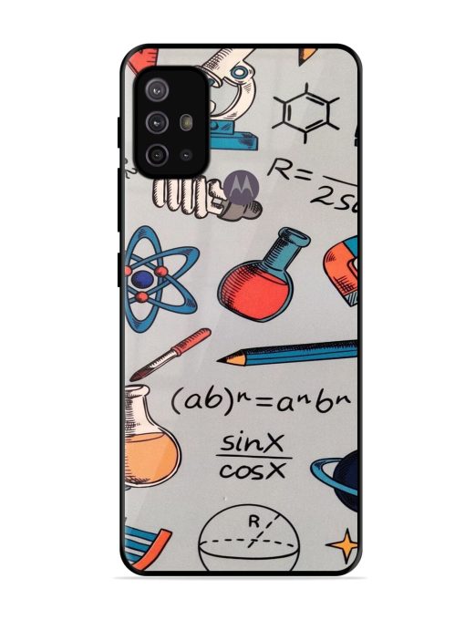 Science Doodle Delight Glossy Soft Edge Case for Motorola Moto G30