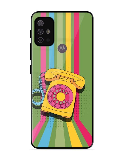 Retro Dialer Glossy Soft Edge Case for Motorola Moto G30 Chachhi