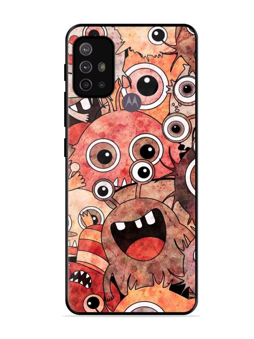 Monster Mash Glossy Soft Edge Case for Motorola Moto G30