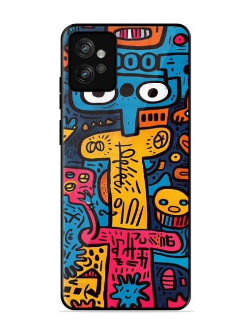 Doodletopia Glossy Soft Edge Case for Motorola Moto G32 Chachhi