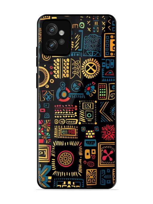 Tribal Tapestry Glossy Soft Edge Case for Motorola Moto G32 Chachhi