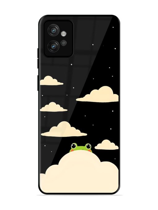 Froggy Night Sky Glossy Soft Edge Case for Motorola Moto G32 Chachhi