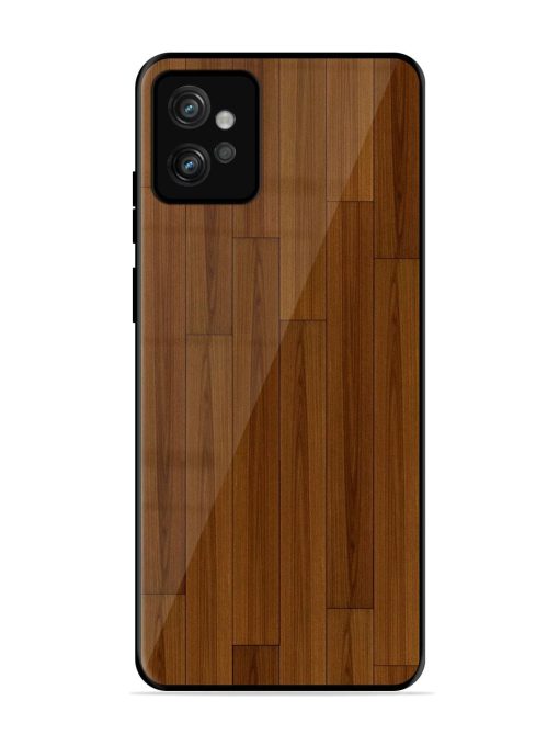 Warm Woodgrain Glossy Soft Edge Case for Motorola Moto G32 Chachhi