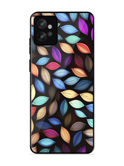 Colorful Kaleidoscope Glossy Soft Edge Case for Motorola Moto G32 Chachhi