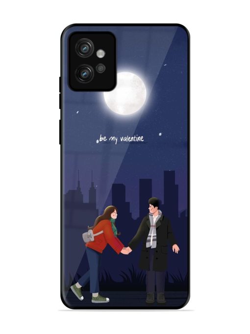 Moonlight Proposal Glossy Soft Edge Case for Motorola Moto G32 Chachhi