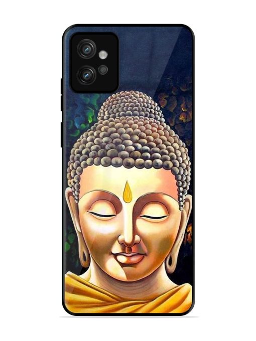 Buddha Face Glossy Soft Edge Case for Motorola Moto G32