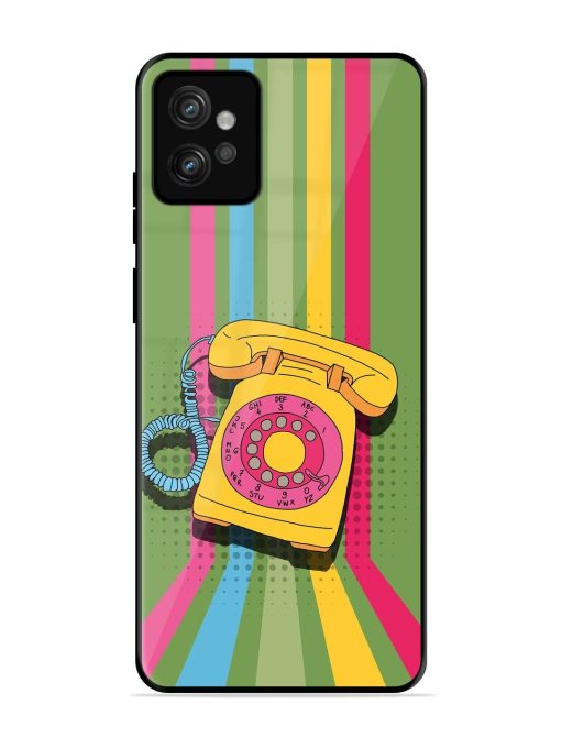 Retro Dialer Glossy Soft Edge Case for Motorola Moto G32 Chachhi