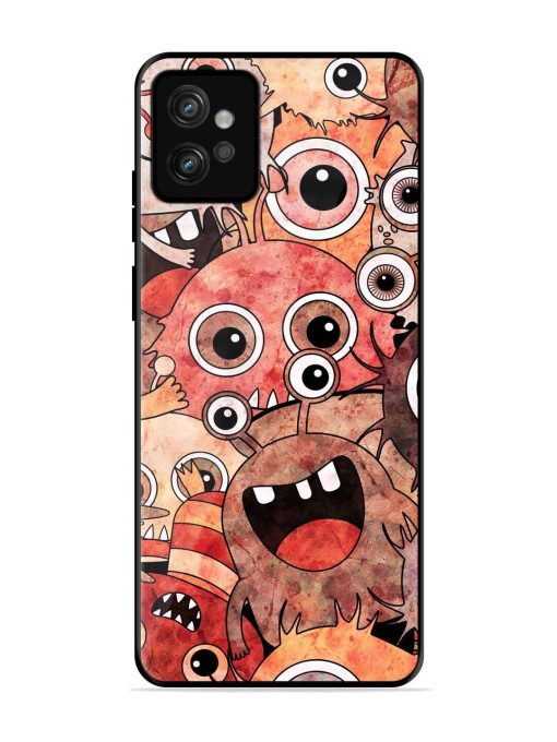 Monster Mash Glossy Soft Edge Case for Motorola Moto G32 Chachhi