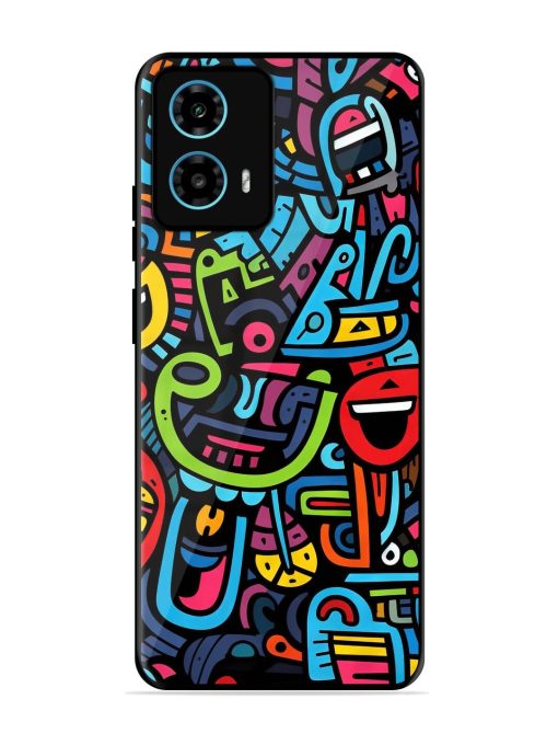 Doodlephoria Glossy Soft Edge Case for Motorola Moto G34 (5G) Chachhi