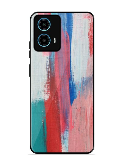 Colorful Chaos Glossy Soft Edge Case for Motorola Moto G34 (5G) Chachhi