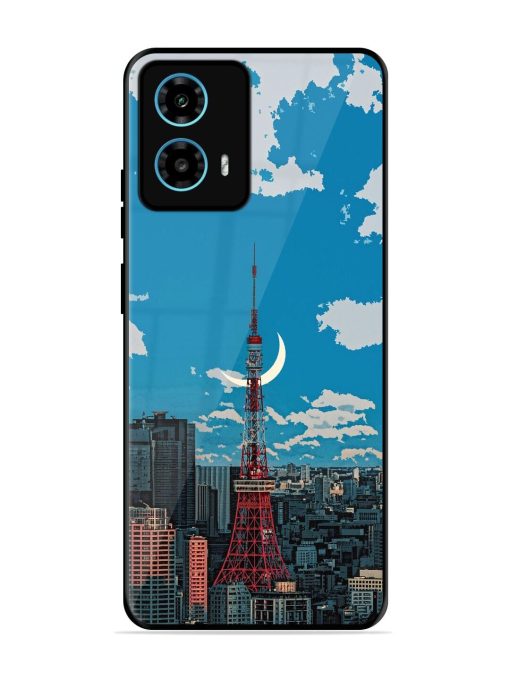 Tokyo Twilight Glossy Soft Edge Case for Motorola Moto G34 (5G) Chachhi