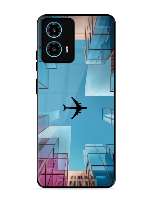 Urban Flightpath Glossy Soft Edge Case for Motorola Moto G34 (5G) Chachhi