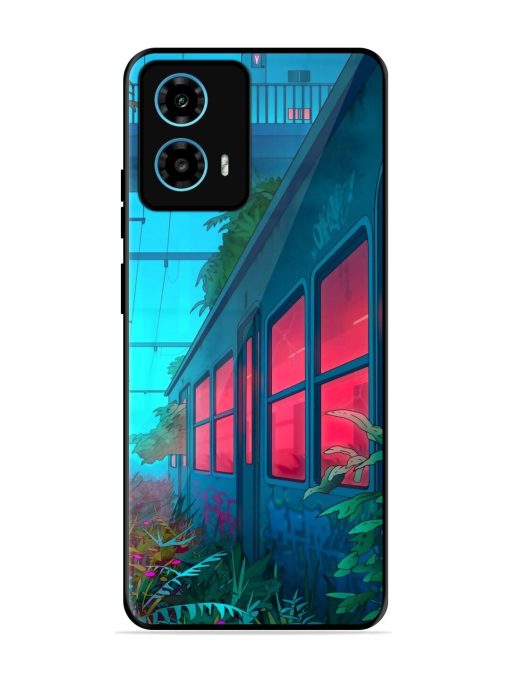 Urban Jungle Glossy Soft Edge Case for Motorola Moto G34 (5G) Chachhi