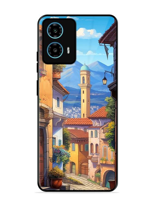 Tuscan Twilight Glossy Soft Edge Case for Motorola Moto G34 (5G) Chachhi