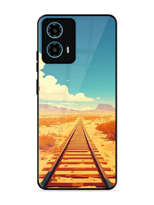 Endless Horizon Glossy Soft Edge Case for Motorola Moto G34 (5G) Chachhi