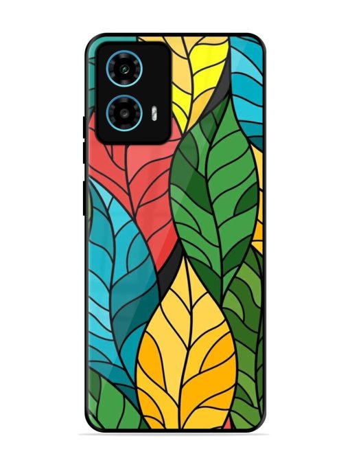 Foliage Fiesta Glossy Soft Edge Case for Motorola Moto G34 (5G) Chachhi