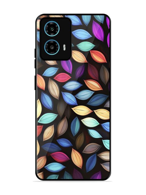 Colorful Kaleidoscope Glossy Soft Edge Case for Motorola Moto G34 (5G) Chachhi