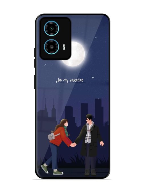 Moonlight Proposal Glossy Soft Edge Case for Motorola Moto G34 (5G) Chachhi