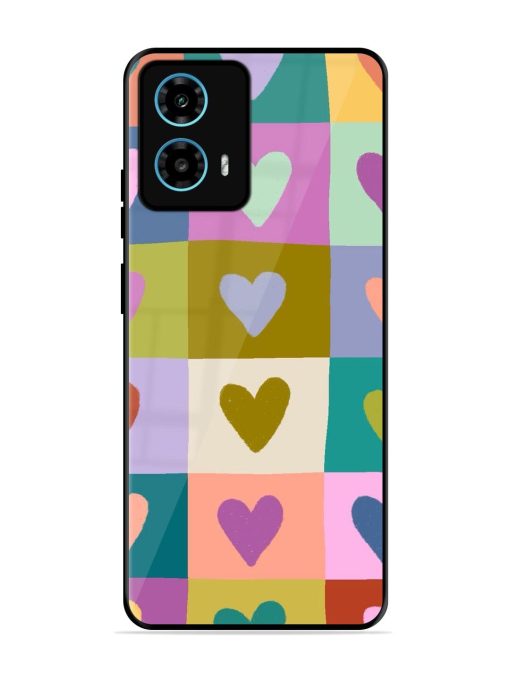 Box Of Hearts Glossy Soft Edge Case for Motorola Moto G34 (5G) Chachhi