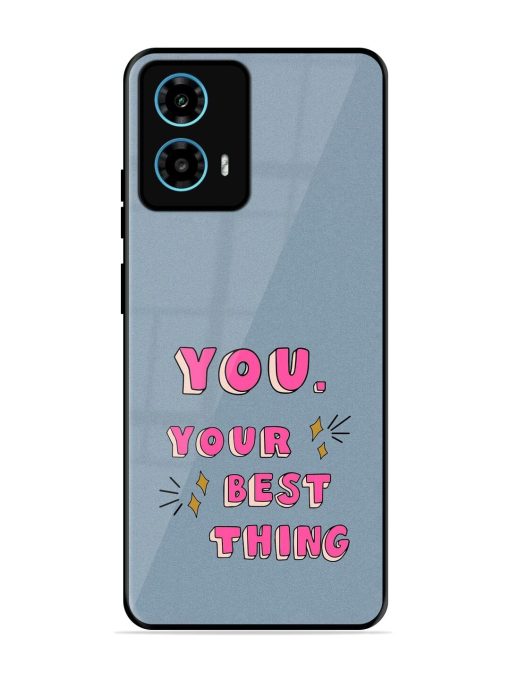 Self-Love Sparkles Glossy Soft Edge Case for Motorola Moto G34 (5G) Chachhi