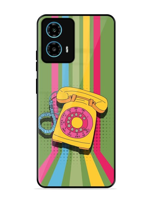 Retro Dialer Glossy Soft Edge Case for Motorola Moto G34 (5G) Chachhi