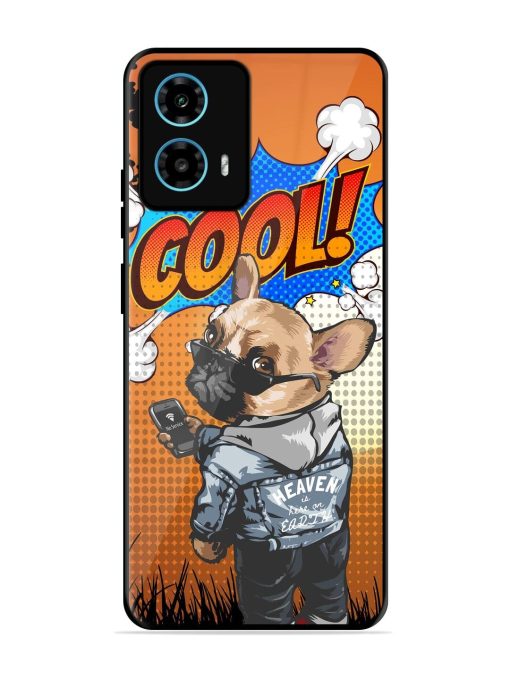 Cool Pup Glossy Soft Edge Case for Motorola Moto G34 (5G) Chachhi