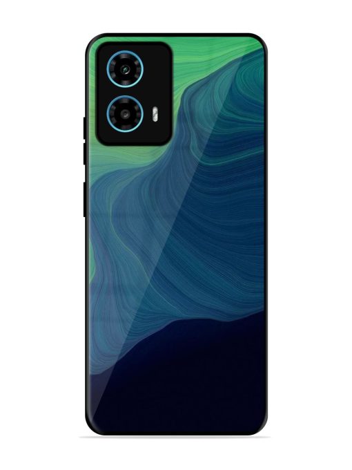 Oceanic Dreams Glossy Soft Edge Case for Motorola Moto G34 (5G) Chachhi