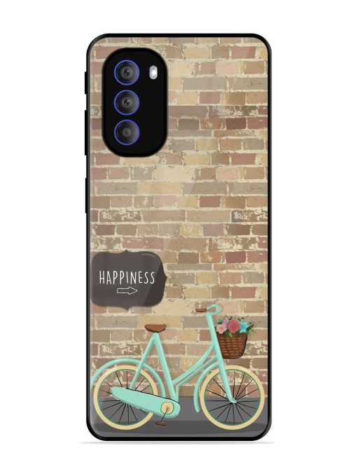 Pedaling Towards Happiness Glossy Soft Edge Case for Motorola Moto G51 (5G) Chachhi