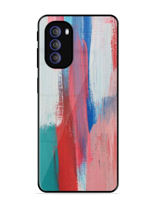 Colorful Chaos Glossy Soft Edge Case for Motorola Moto G51 (5G) Chachhi