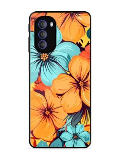 Tropical Bloom Glossy Soft Edge Case for Motorola Moto G51 (5G)