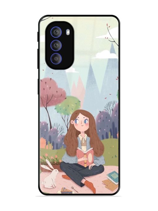 The Bookish Escape Glossy Soft Edge Case for Motorola Moto G51 (5G)