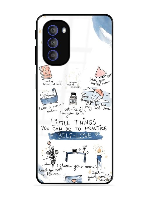 Love Sparkles Glossy Soft Edge Case for Motorola Moto G51 (5G)