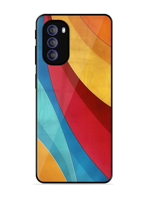 Curving Canvas Glossy Soft Edge Case for Motorola Moto G51 (5G)