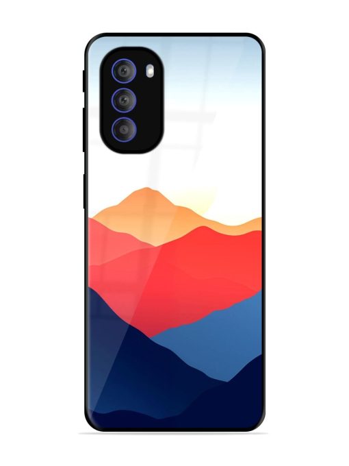 Sunset Peaks Glossy Soft Edge Case for Motorola Moto G51 (5G)