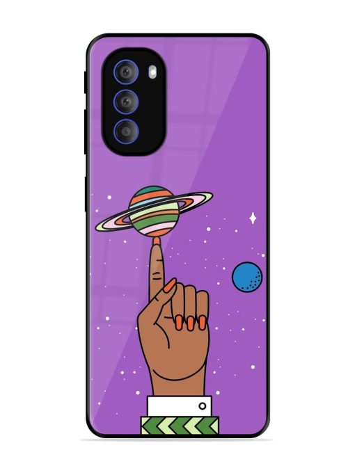 Spinning The Universe Glossy Soft Edge Case for Motorola Moto G51 (5G)