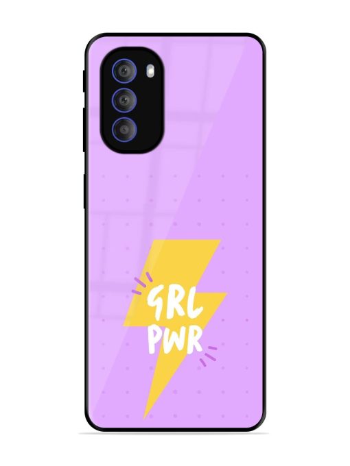 Girl Power Spark Glossy Soft Edge Case for Motorola Moto G51 (5G) Chachhi