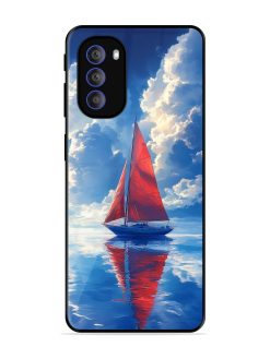 Crimson Sails Glossy Soft Edge Case for Motorola Moto G51 (5G)