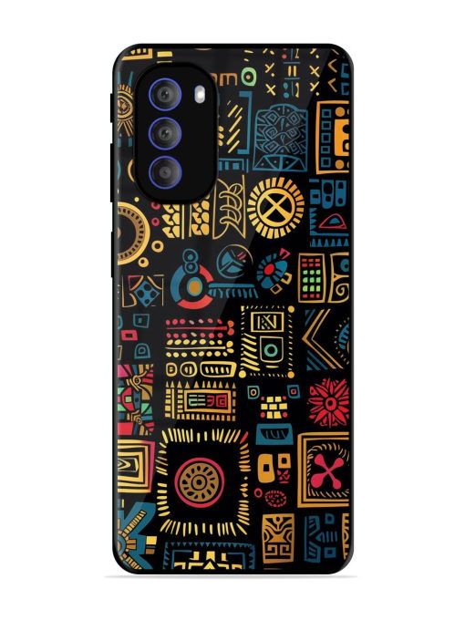 Tribal Tapestry Glossy Soft Edge Case for Motorola Moto G51 (5G)
