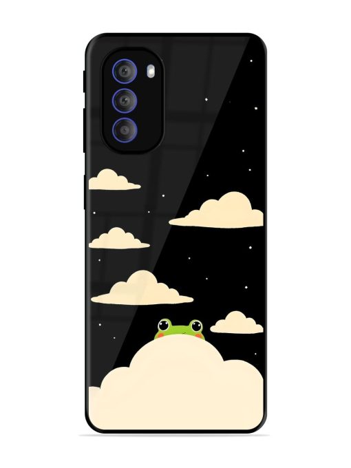 Froggy Night Sky Glossy Soft Edge Case for Motorola Moto G51 (5G) Chachhi