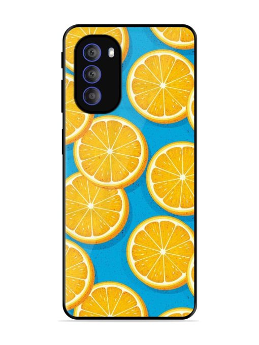 Citrus Symphony Glossy Soft Edge Case for Motorola Moto G51 (5G) Chachhi