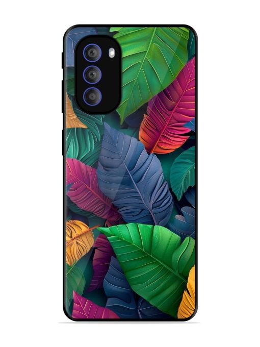 Tropical Tapestry Glossy Soft Edge Case for Motorola Moto G51 (5G) Chachhi