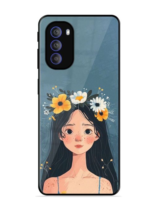 Gurl Art Glossy Soft Edge Case for Motorola Moto G51 (5G) Chachhi