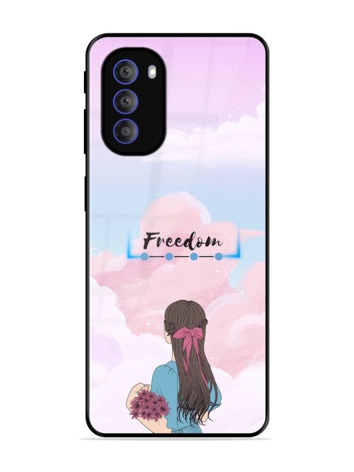 Skyward Dreams Glossy Soft Edge Case for Motorola Moto G51 (5G)