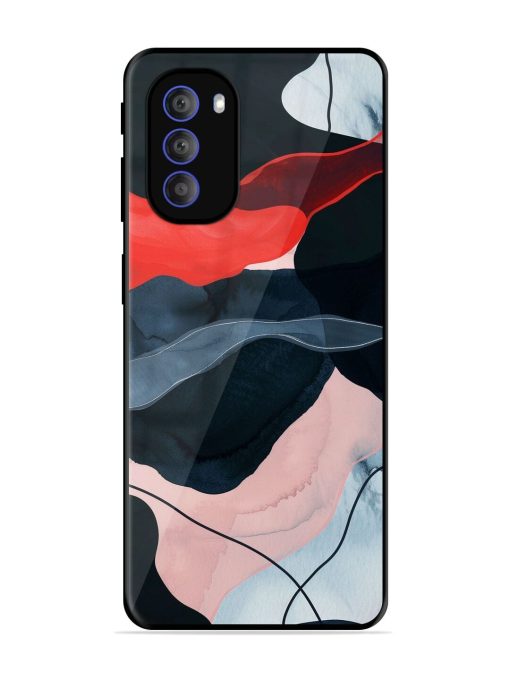 Dark Currents Glossy Soft Edge Case for Motorola Moto G51 (5G)